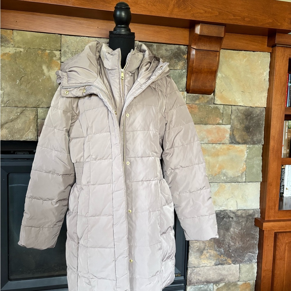 Cole Haan Women's Quilted Puffer Coat - Beige